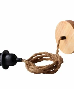 Flash Sale Sklep Kaja Pleciona, naturalna lampa wisząca ABR-NLW36-BH-E27 BOHO | Kaja brązowy