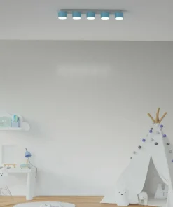 Shop Sklep Kaja Podłużna lampa sufitowa, pięć punktów świetlnych MLP7552 z serii DIXIE | Kaja Oś