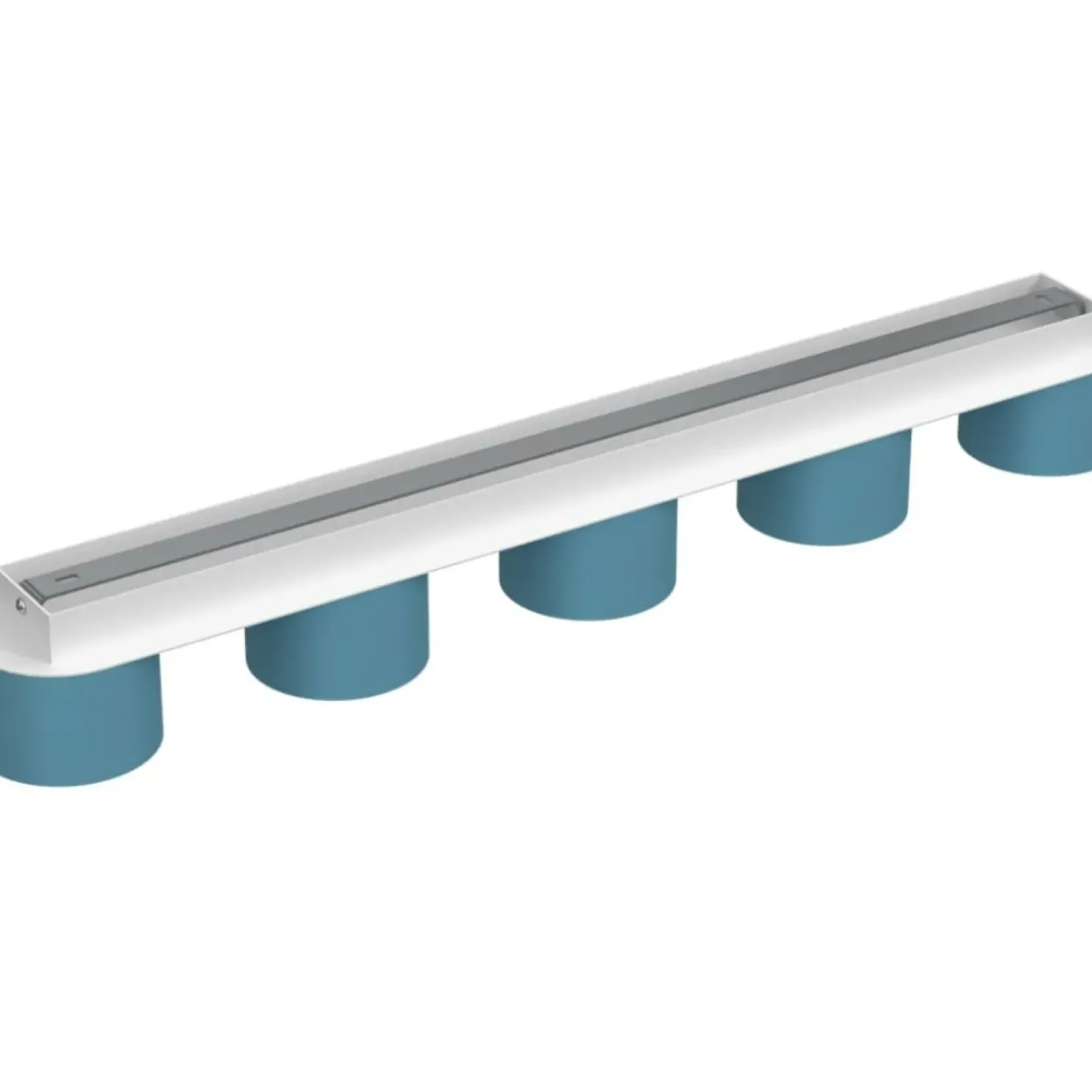 Shop Sklep Kaja Podłużna lampa sufitowa, pięć punktów świetlnych MLP7552 z serii DIXIE | Kaja Oś