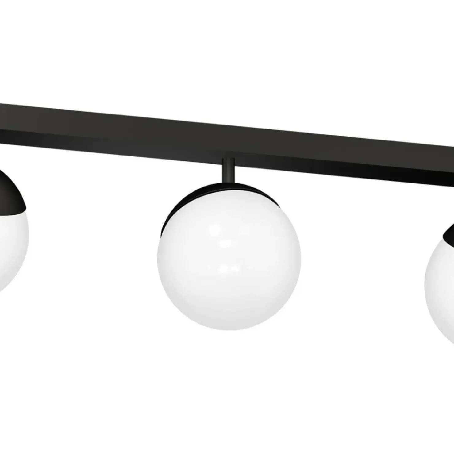 Hot Sklep Kaja Podłużna lampa sufitowa z trzema kloszami MLP8857 z serii SFERA | Kaja Oświetlen