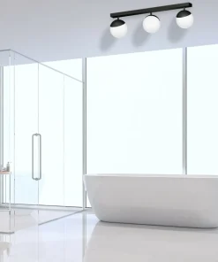 Hot Sklep Kaja Podłużna lampa sufitowa z trzema kloszami MLP8857 z serii SFERA | Kaja Oświetlen