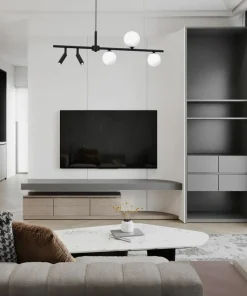 Flash Sale Sklep Kaja Podłużna, modernistyczna lampa wisząca MLP8408 z serii SIRIO | Kaja Oświetlenie
