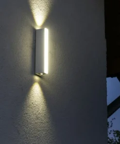 Podużny kinkiet elewacyjny, dwa źródła światła M1401 DG z serii TIN | Kaja Oświe*Sklep Kaja Cheap