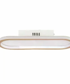 Podłużny, obły plafon do salonu ABR-PLKO-25W-40CM-CCT CERCHIO | Kaja*Sklep Kaja Discount