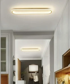 Podłużny, obły plafon do salonu ABR-PLKO-25W-40CM-CCT CERCHIO | Kaja*Sklep Kaja Discount