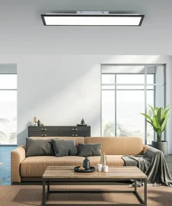 Podłużny plafon LED o ciepłej barwie światła 14741-18 z serii FLAT*Sklep Kaja Online