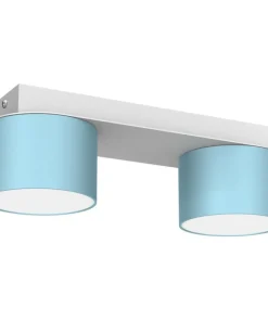 Discount Sklep Kaja Podwójna lampa sufitowa, niebiesko-biała MLP7549 z serii DIXIE | Kaja Oświetleni