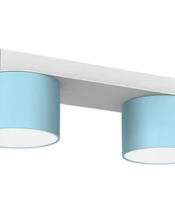 Discount Sklep Kaja Podwójna lampa sufitowa, niebiesko-biała MLP7549 z serii DIXIE | Kaja Oświetleni