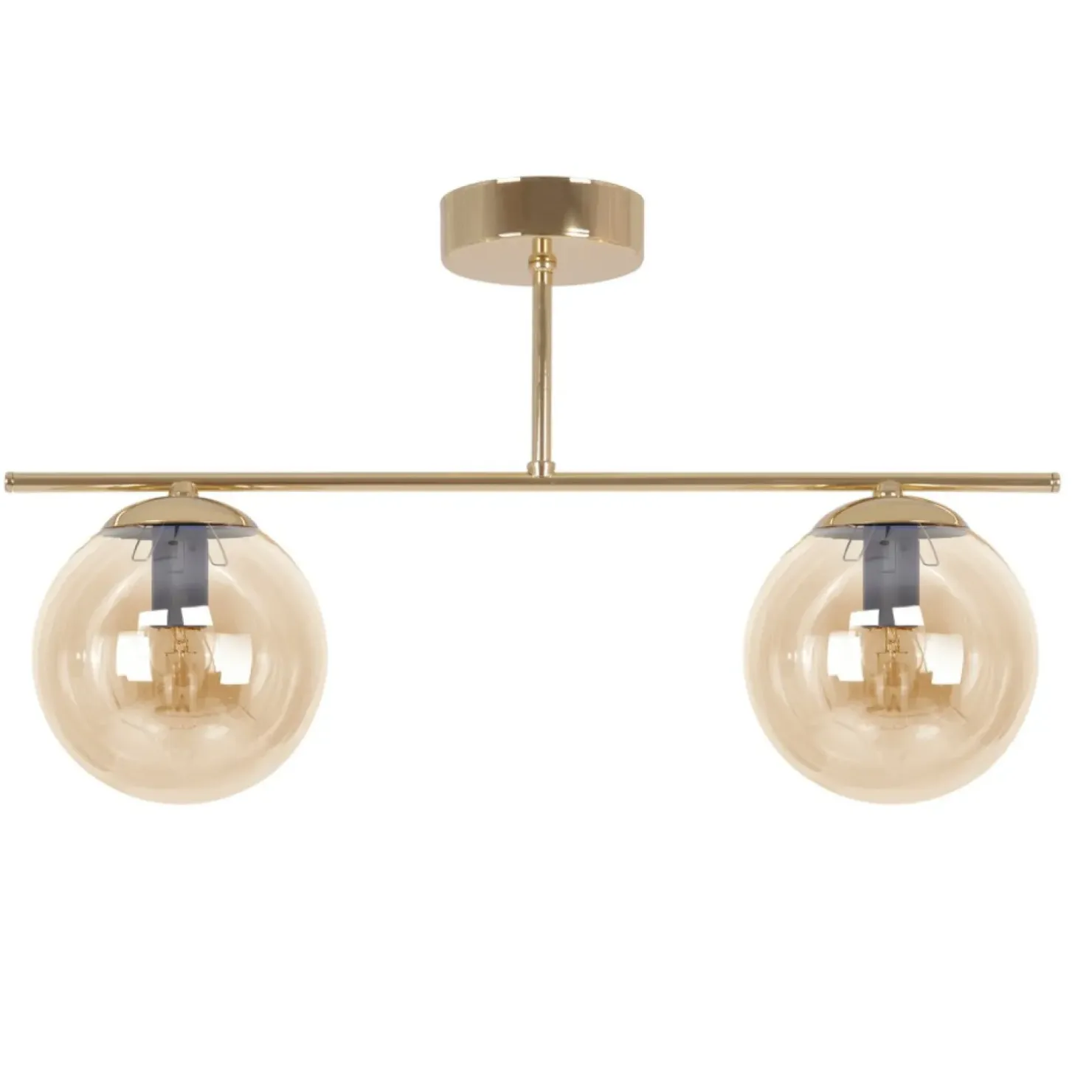 Store Sklep Kaja Podwójna lampa sufitowa w kolorze złota K-5411 z serii GRAND