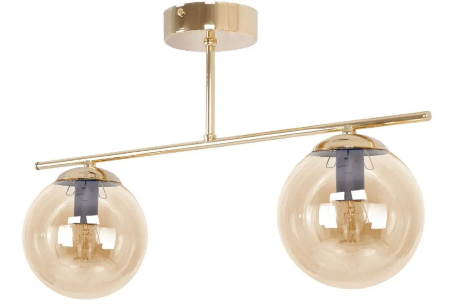 Store Sklep Kaja Podwójna lampa sufitowa w kolorze złota K-5411 z serii GRAND
