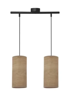 Discount Sklep Kaja Podwójna lampa wisząca, kolor orzecha 32-19738 z serii BALLO | Kaja