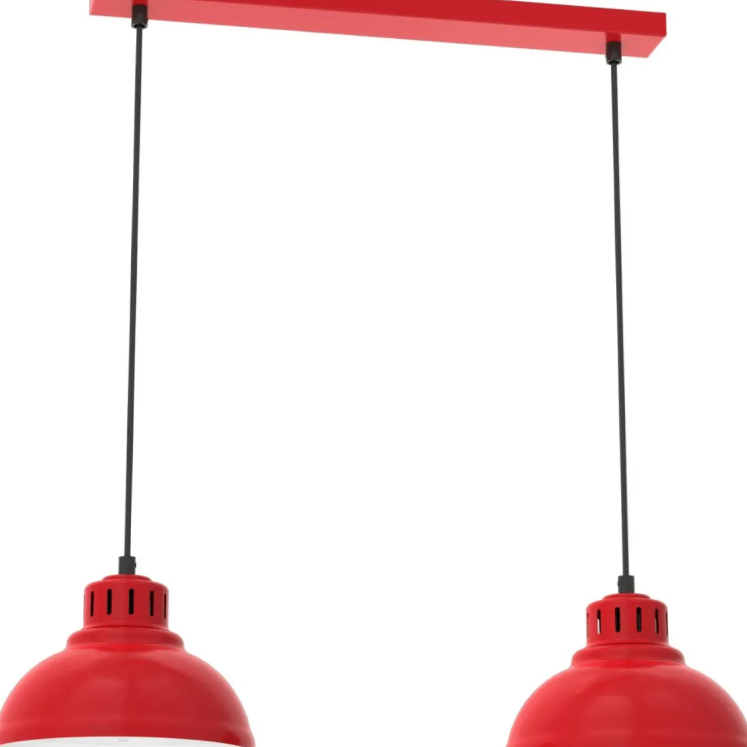 Clearance Sklep Kaja Podwójna lampa wisząca z mi kloszami LX 9226 z serii SVEN czerwony