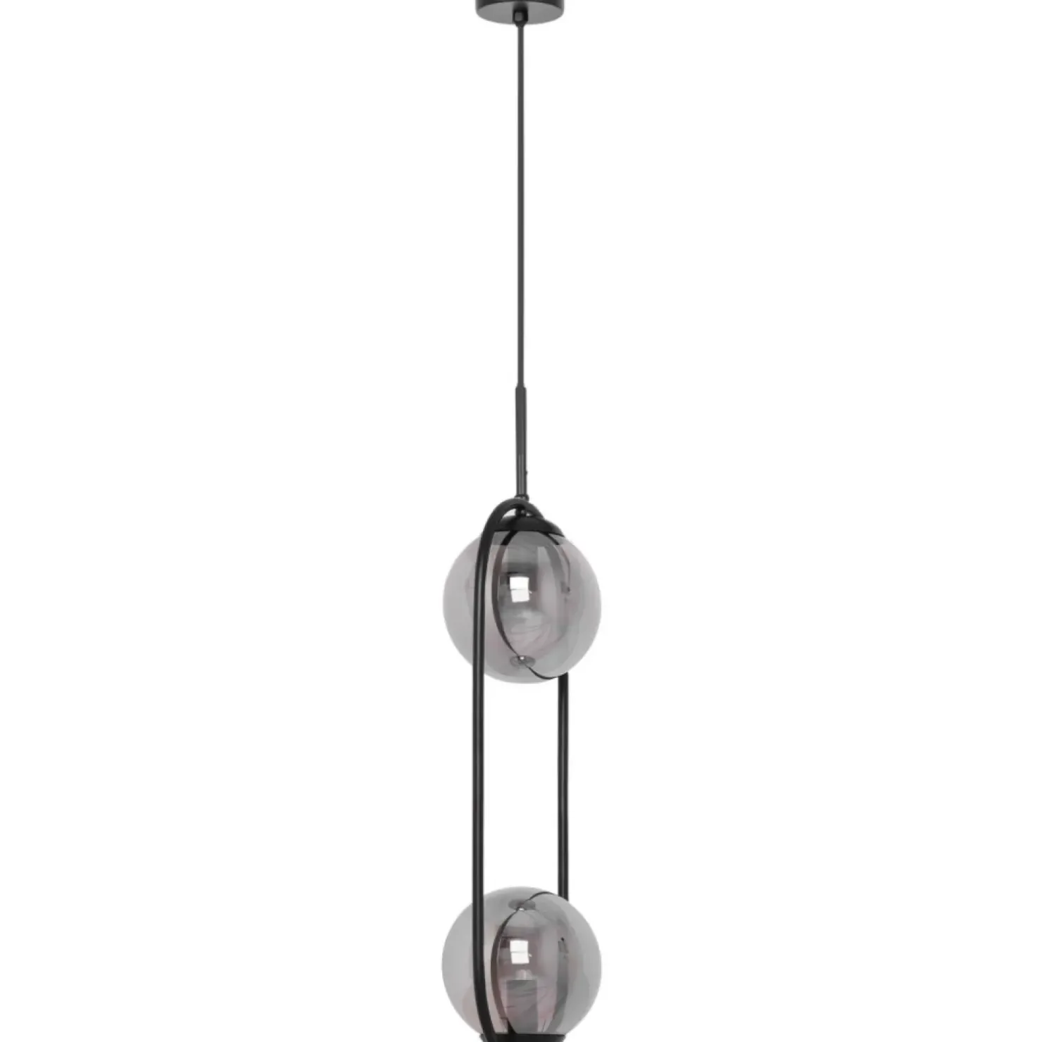 Shop Sklep Kaja Podwójna lampa wisząca z grafitowymi kloszami K-5111 z serii DAVOS