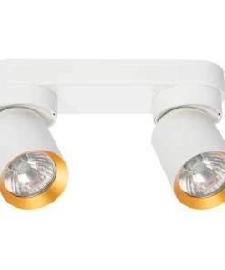 Clearance Sklep Kaja Podwójna listwa sufitowa z punktowymi spotami ML9934 ANDY | Kaja