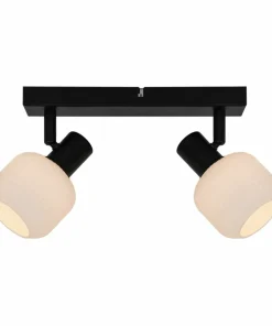 Cheap Sklep Kaja Podwójna listwa sufitowa z białymi kloszami R5021009A-2BSTEM | Kaja