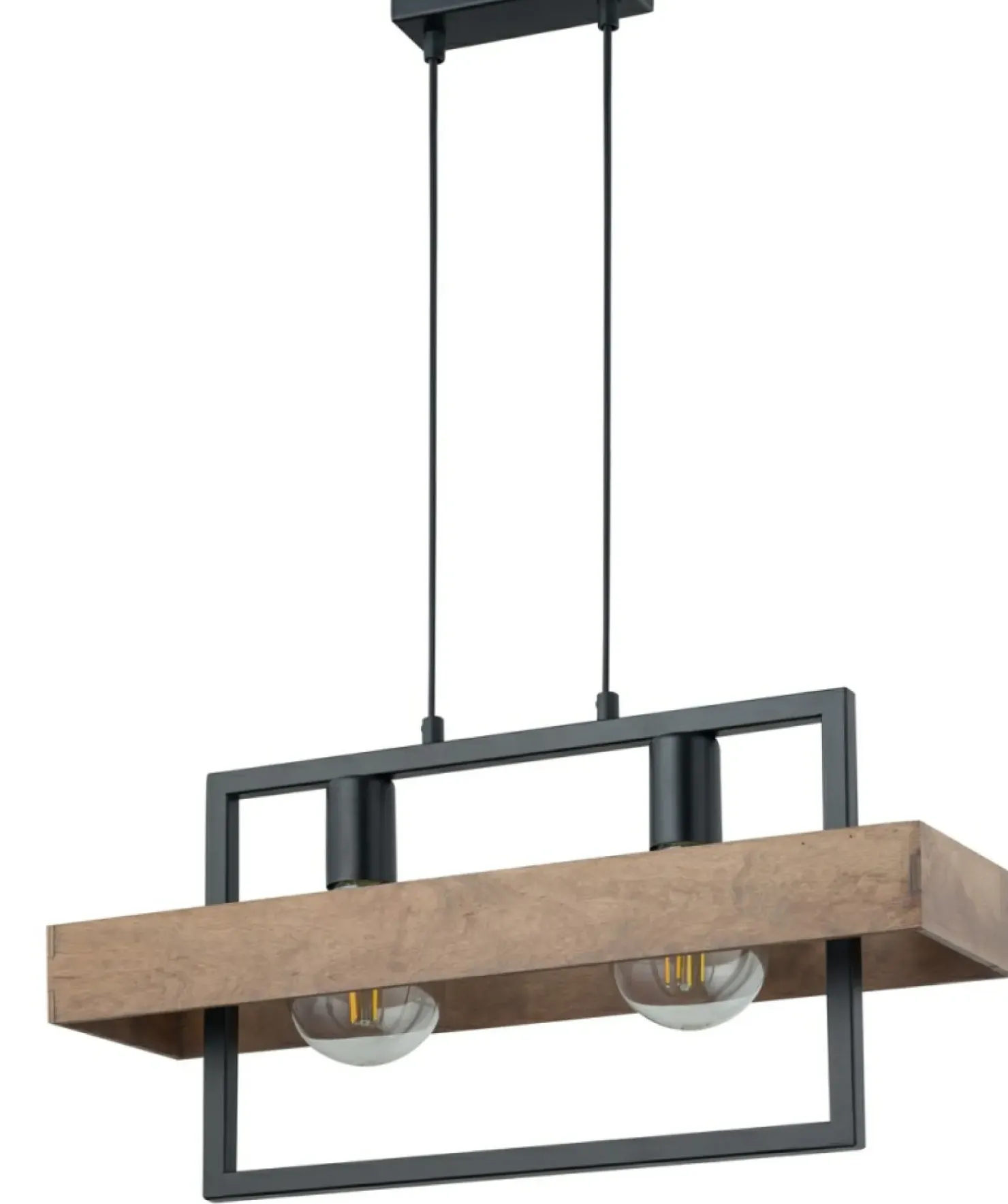 Outlet Sklep Kaja Podwójna, rustykalna lampa wisząca do kuchni SIG 32216 z serii ROBIN