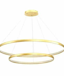 Clearance Sklep Kaja Podwójna złota lampa LED PL210503-800+1200-GD CARLO | Kaja