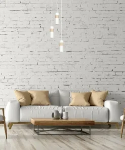 Cheap Sklep Kaja Pojedyncza biała lampa wisząca z drewnem 733/1 z serii AKA