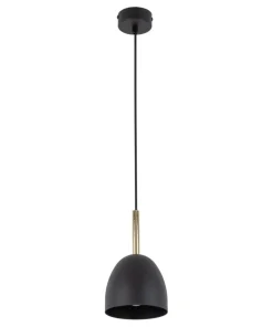 Flash Sale Sklep Kaja Pojedyncza, czarna lampa wisząca do kuchni TK 4870 z serii NORD | Kaja