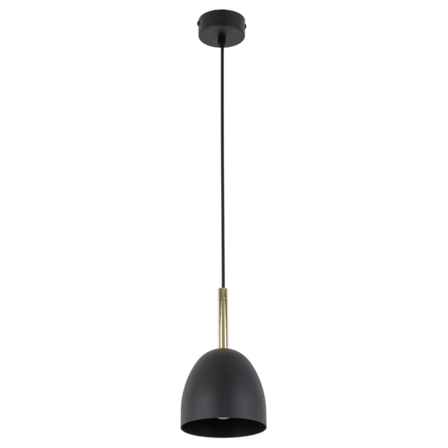 Flash Sale Sklep Kaja Pojedyncza, czarna lampa wisząca do kuchni TK 4870 z serii NORD | Kaja