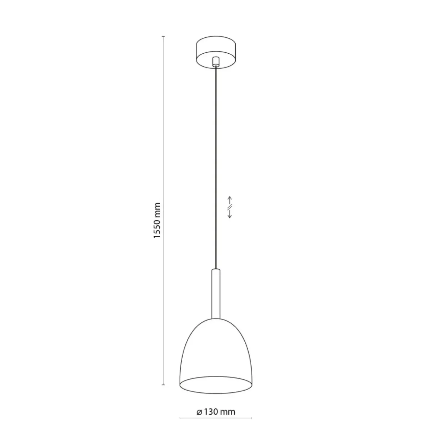 Flash Sale Sklep Kaja Pojedyncza, czarna lampa wisząca do kuchni TK 4870 z serii NORD | Kaja