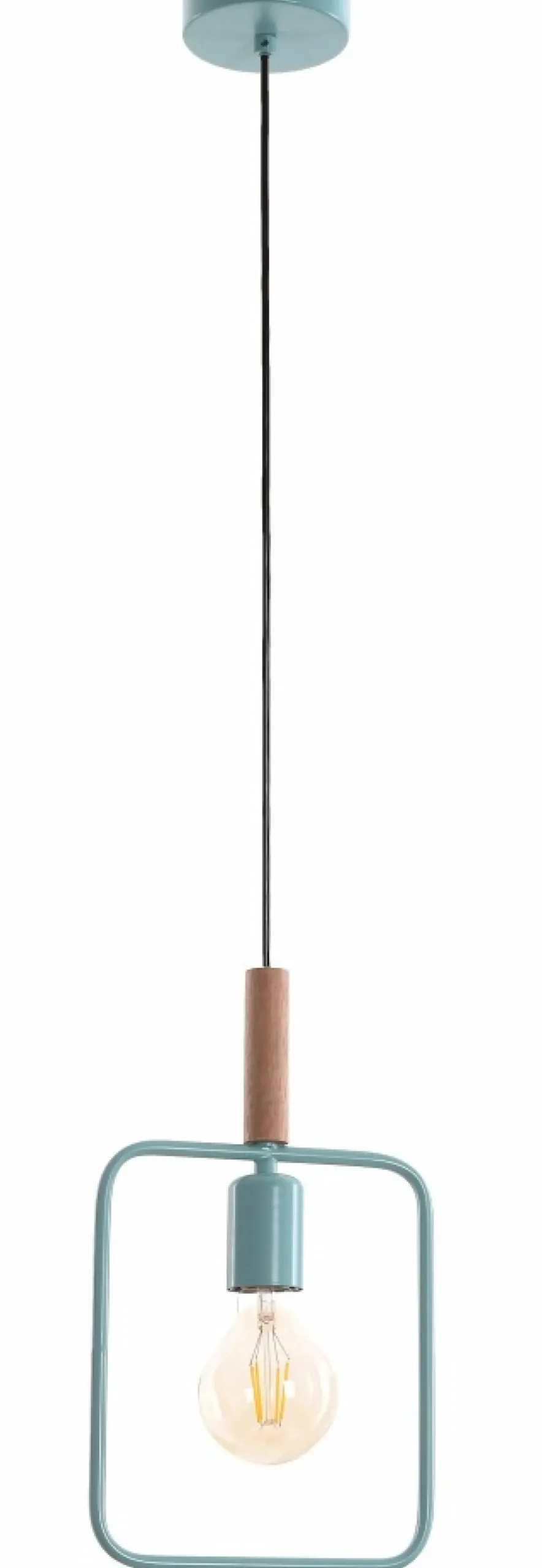 New Sklep Kaja Pojedyncza, dekoracyjna lampa wisząca 31-73556 z serii FRAME | Kaja miętowy