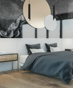 Outlet Sklep Kaja Pojedyncza, industrialna lampa wisząca tuba MLP8828 CORTE | Kaja
