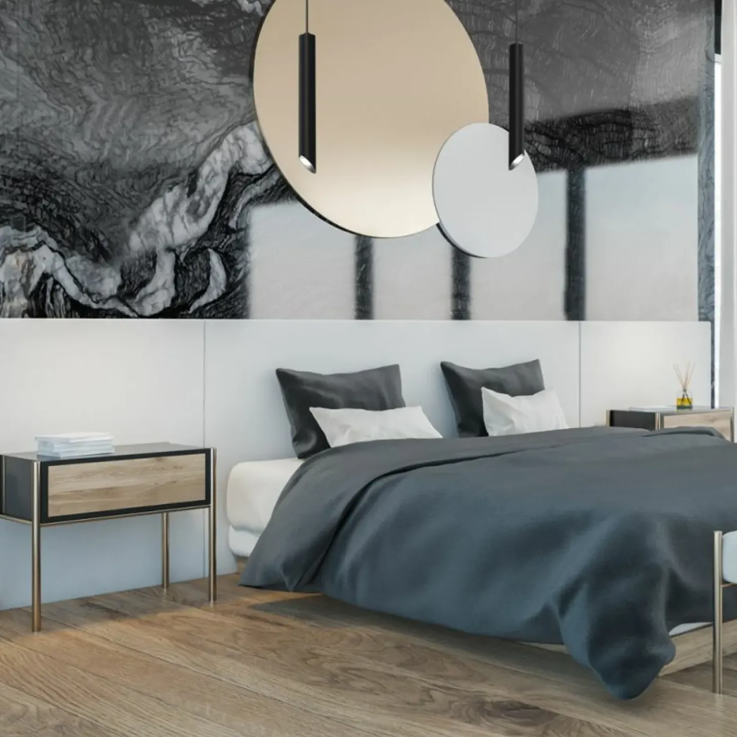 Outlet Sklep Kaja Pojedyncza, industrialna lampa wisząca tuba MLP8828 CORTE | Kaja