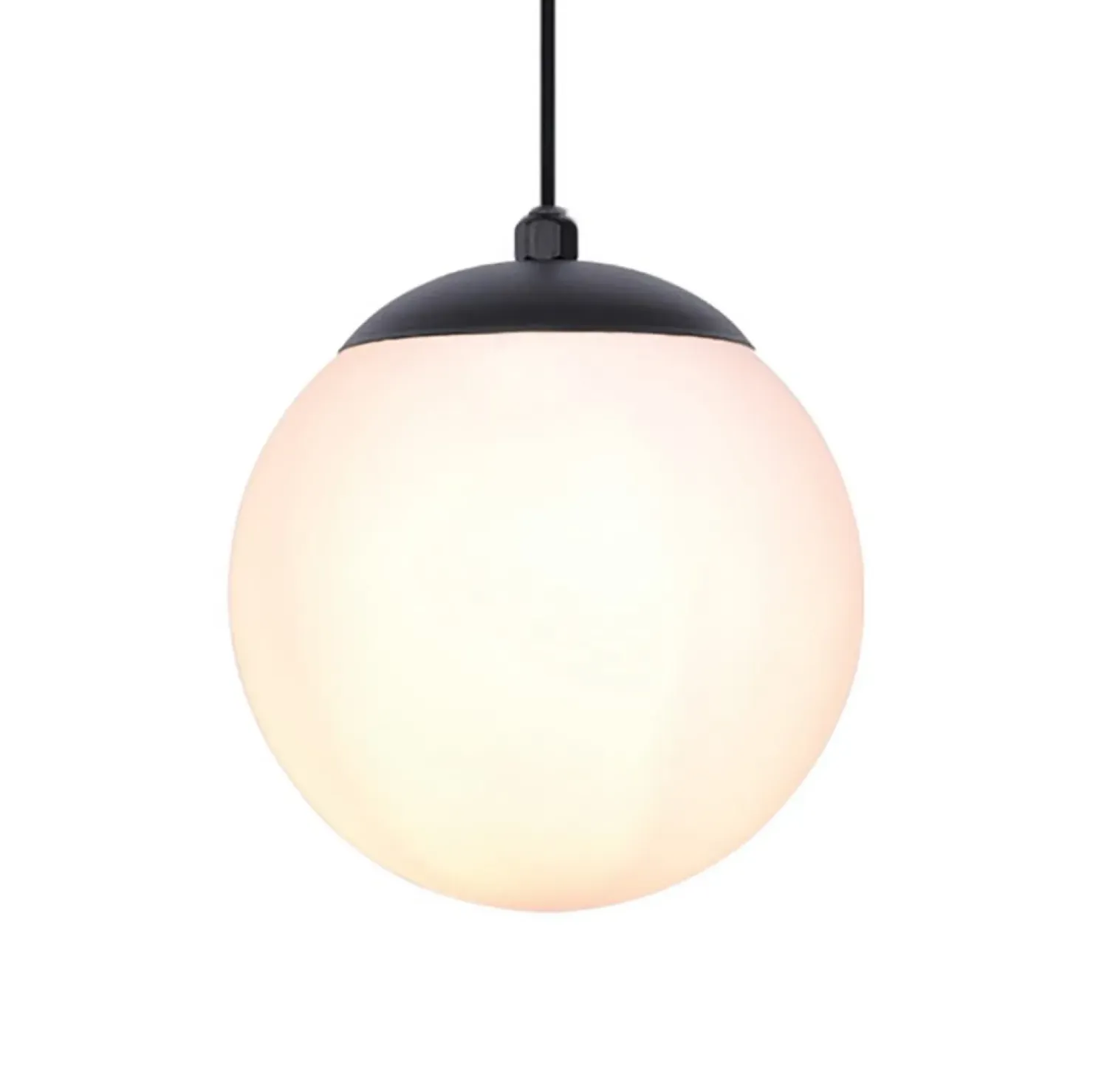 Discount Sklep Kaja Pojedyncza lampa czarna wisząca klosz 14 cm K-4920 | Kaja Oświetlenie