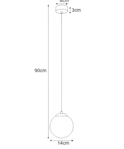 Discount Sklep Kaja Pojedyncza lampa czarna wisząca klosz 14 cm K-4920 | Kaja Oświetlenie