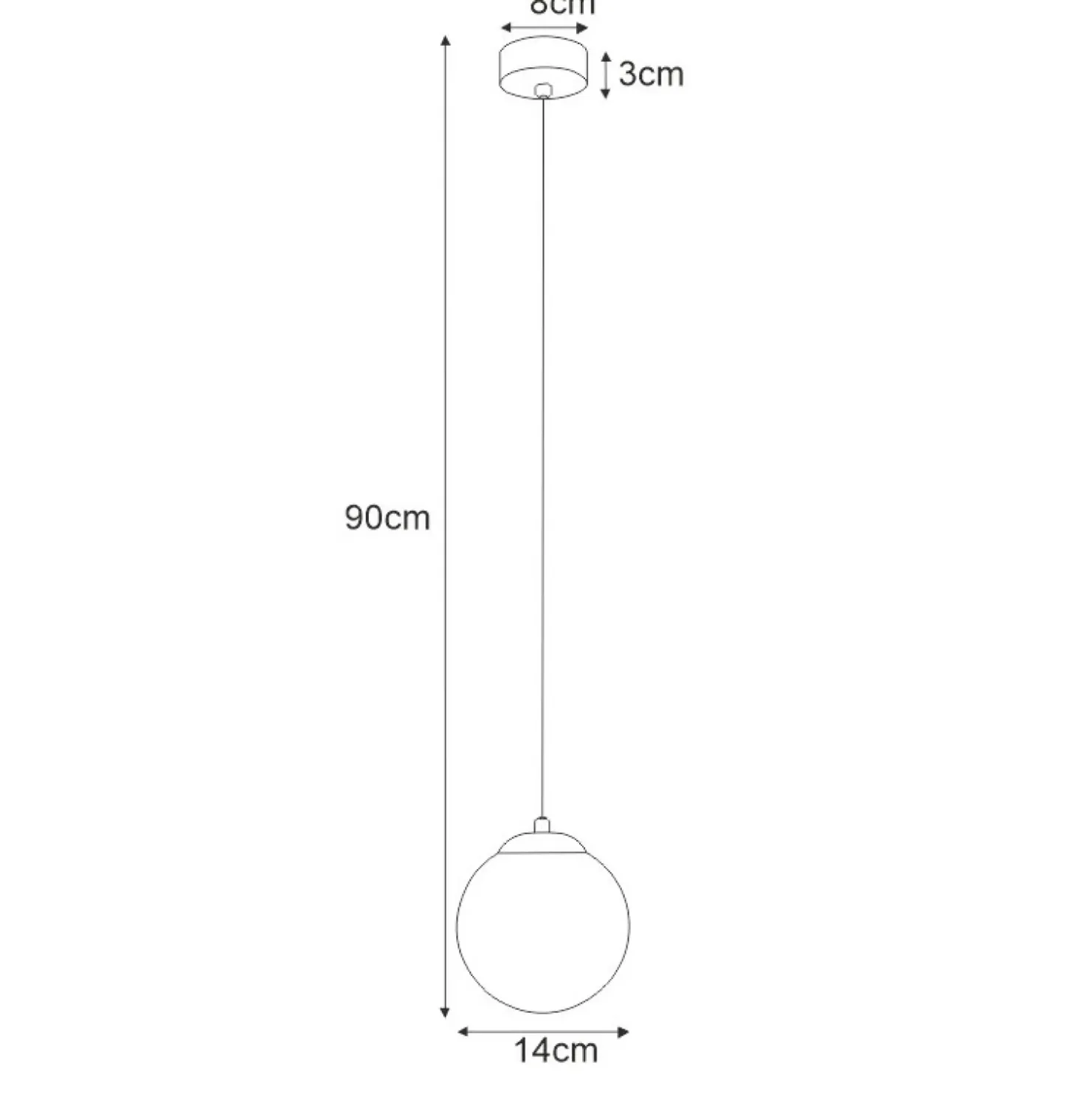 Discount Sklep Kaja Pojedyncza lampa czarna wisząca klosz 14 cm K-4920 | Kaja Oświetlenie