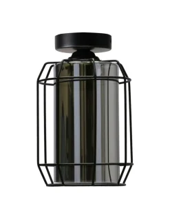 Pojedyncza lampa natynkowa z dymionym kloszem 31-08404 z serii JONERA*Sklep Kaja New