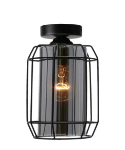 Pojedyncza lampa natynkowa z dymionym kloszem 31-08404 z serii JONERA*Sklep Kaja New