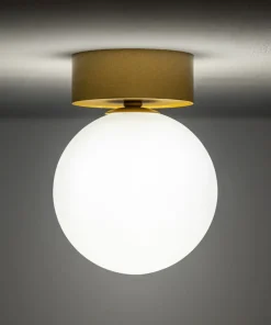 Pojedyncza lampa sufitowa z mlecznym kloszem 10623 KIER | Kaja*Sklep Kaja Hot