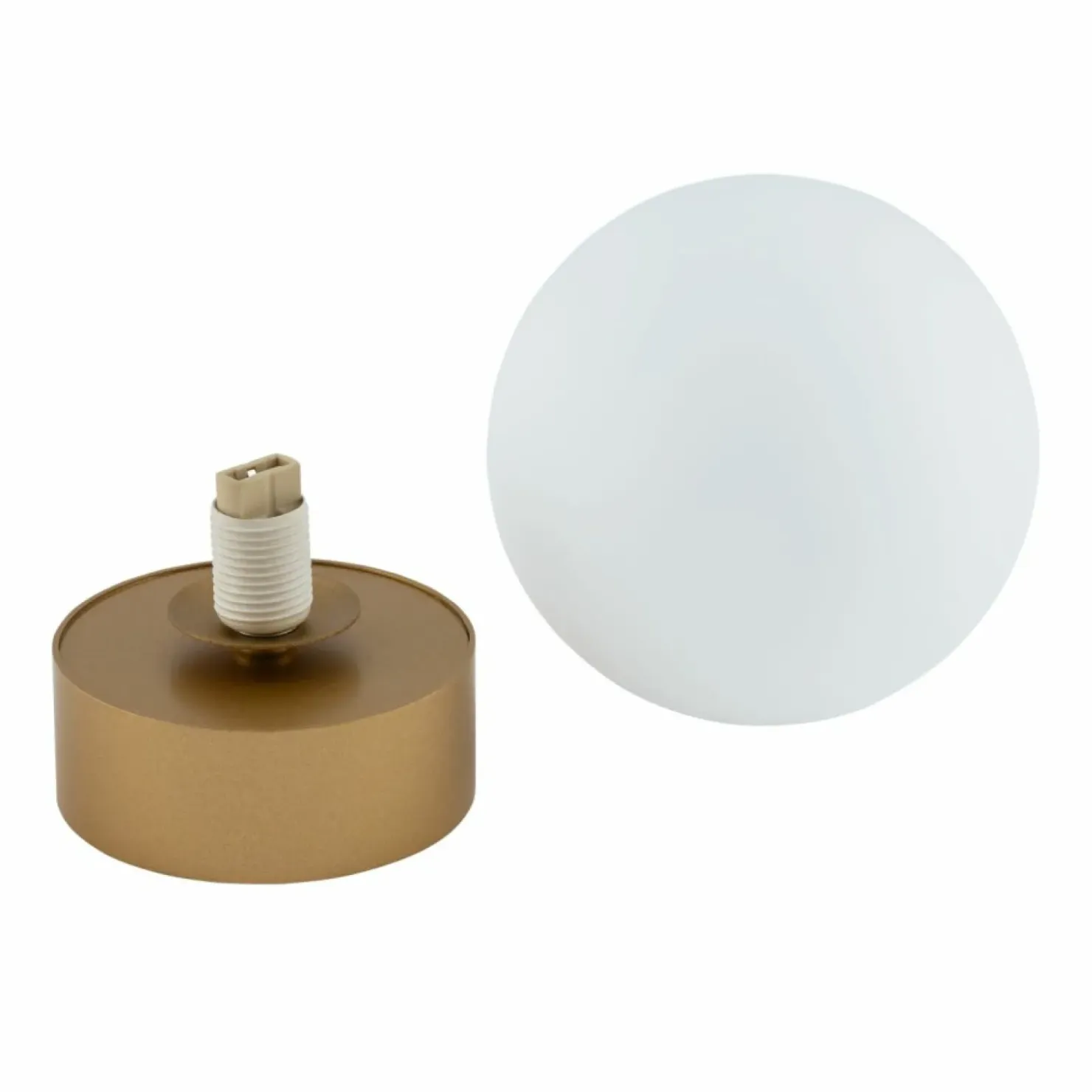 Pojedyncza lampa sufitowa z mlecznym kloszem 10623 KIER | Kaja*Sklep Kaja Hot