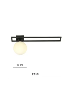 Sale Sklep Kaja Pojedyncza lampa sufitowa z metalową ramką 1130/1C IMAGO | Kaja