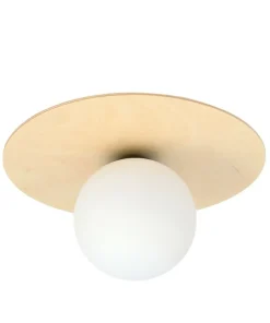 Online Sklep Kaja Pojedyncza lampa sufitowa z białym kloszem 1142/1B KENZO | Kaja