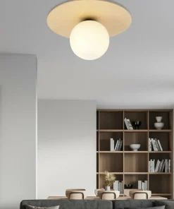 Online Sklep Kaja Pojedyncza lampa sufitowa z białym kloszem 1142/1B KENZO | Kaja