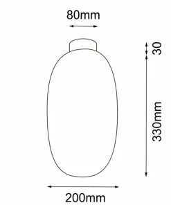 Pojedyncza lampa sufitowa z ozdobnym kloszem ANT 1093 TANPO | Kaja*Sklep Kaja Shop