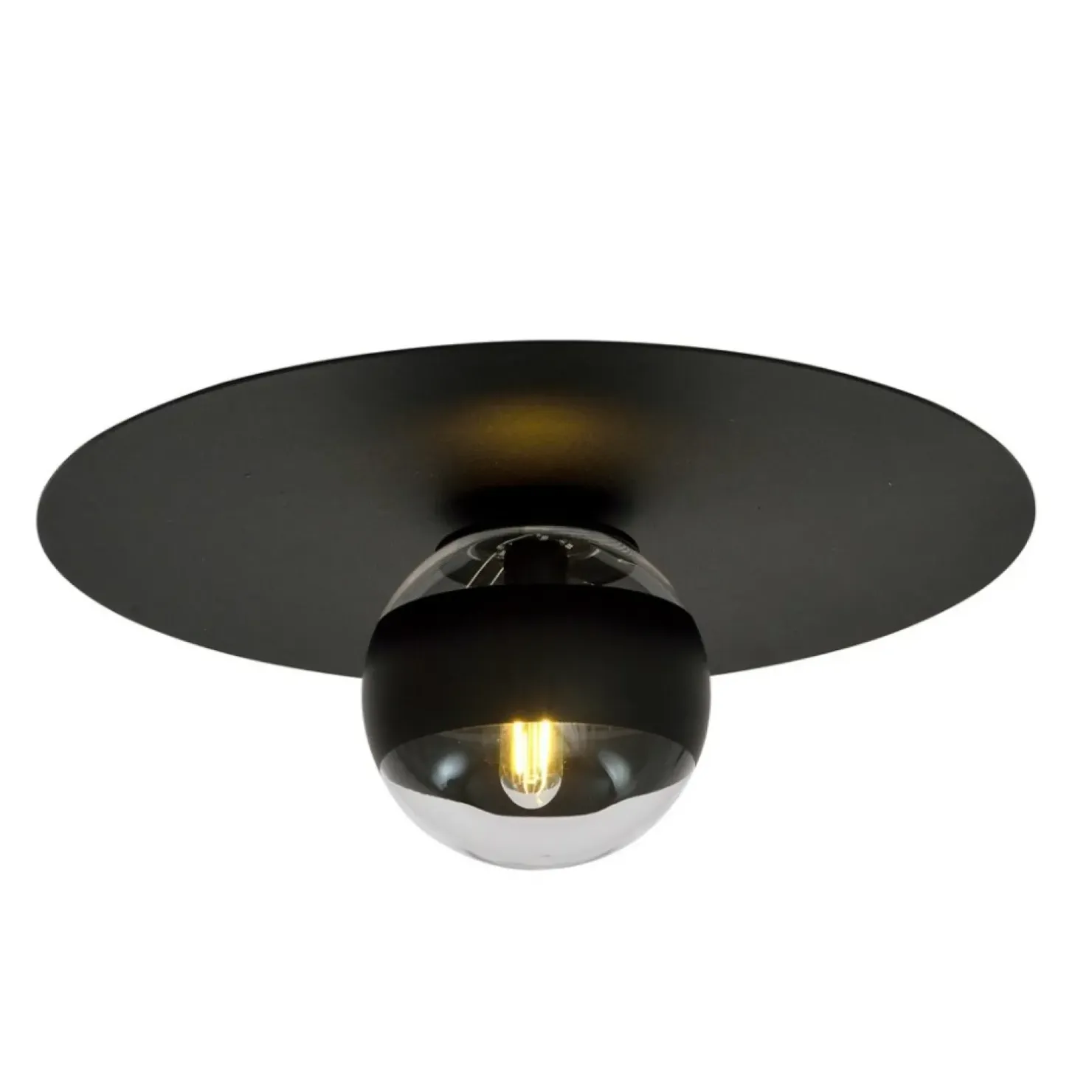 Fashion Sklep Kaja Pojedyncza lampa sufitowa z ozdobnym kloszem 1129/1 SOLAR | Kaja