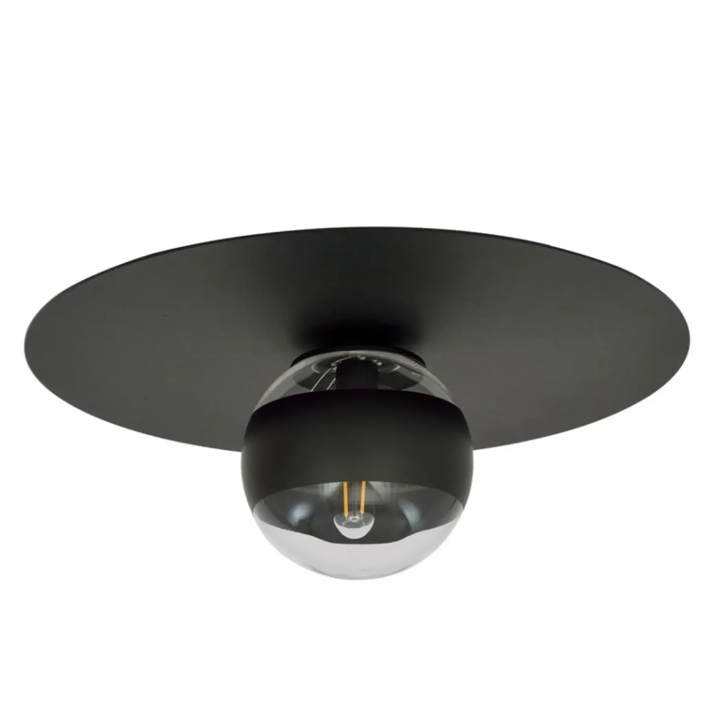 Fashion Sklep Kaja Pojedyncza lampa sufitowa z ozdobnym kloszem 1129/1 SOLAR | Kaja