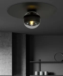 Fashion Sklep Kaja Pojedyncza lampa sufitowa z ozdobnym kloszem 1129/1 SOLAR | Kaja
