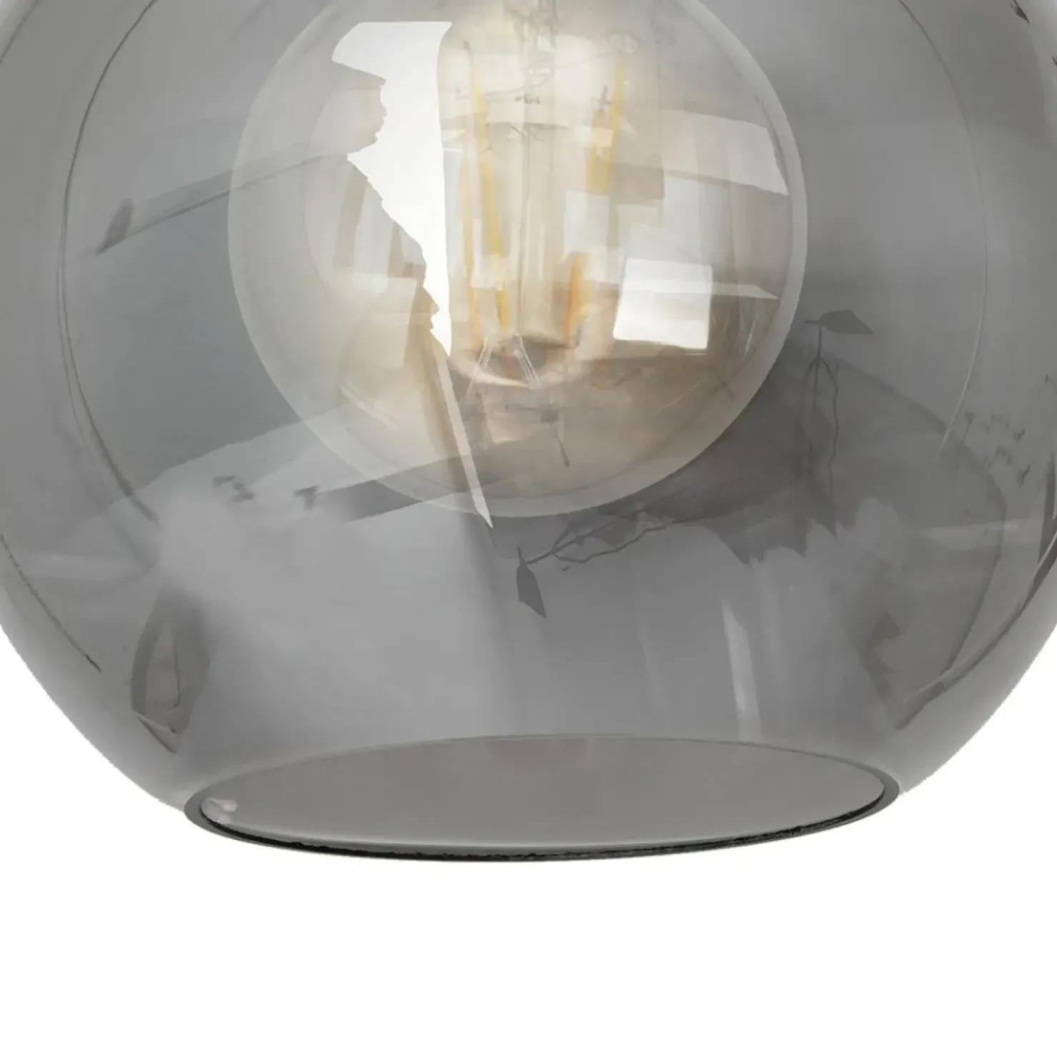 Pojedyncza lampa sufitowa z ciemnym kloszem MLP6574 SOFIA | Kaja*Sklep Kaja Best Sale
