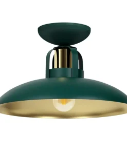 Store Sklep Kaja Pojedyncza lampa sufitowa w kolorze zielonym MLP7708 z serii FELIX | Kaja Oświet