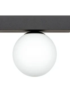 Shop Sklep Kaja Pojedyncza lampa sufitowa z białym kloszem ZM 1206 SPHERE | Kaja