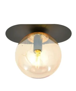 Pojedyncza lampa sufitowa z ciepłym kloszem 1120/1 PLAZA | Kaja*Sklep Kaja Clearance