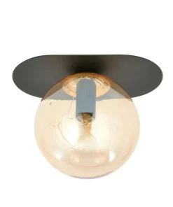 Pojedyncza lampa sufitowa z ciepłym kloszem 1120/1 PLAZA | Kaja*Sklep Kaja Clearance