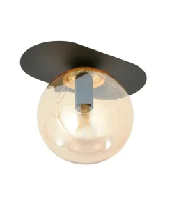 Pojedyncza lampa sufitowa z ciepłym kloszem 1120/1 PLAZA | Kaja*Sklep Kaja Clearance