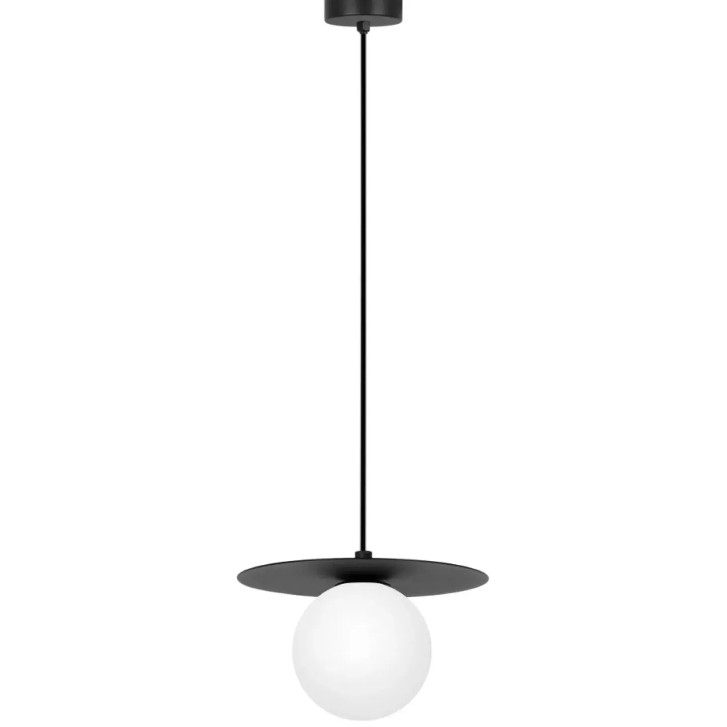 Store Sklep Kaja Pojedyncza lampa wisząca, czarna konstrukcja K-5435 z serii ROBIN