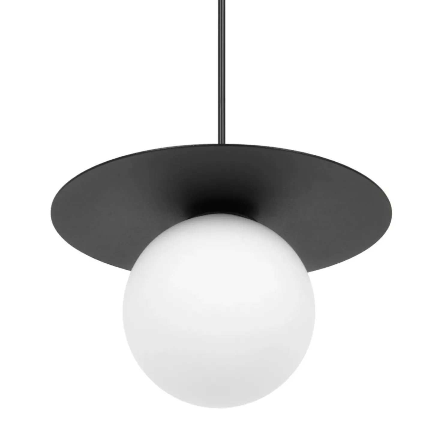 Store Sklep Kaja Pojedyncza lampa wisząca, czarna konstrukcja K-5435 z serii ROBIN